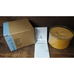 Partylite Mango Tangerine New 3 Wick Candle